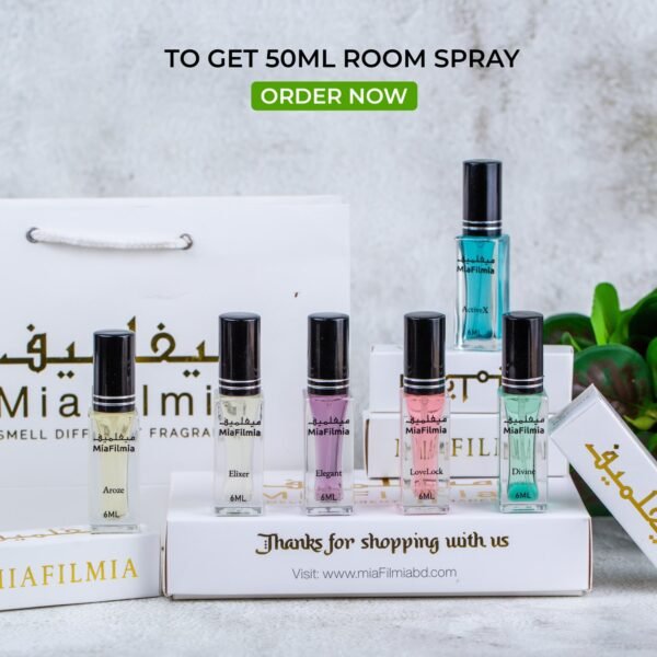 6ML 6 piece spray combo set